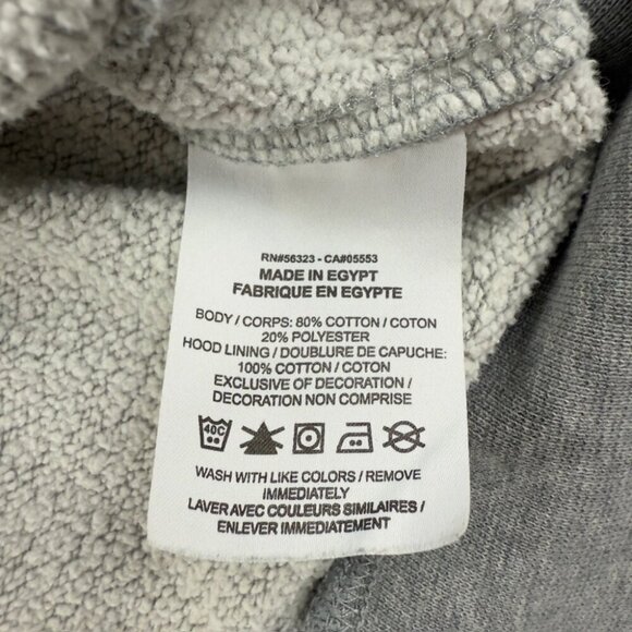 Nike Grey Swoosh Pullover Hoodie Men’s Size Small - Picture 6 of 11